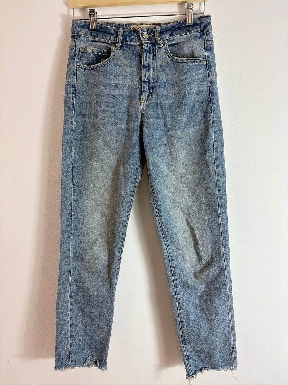 Garage Skinny Blue High Waist Jeans